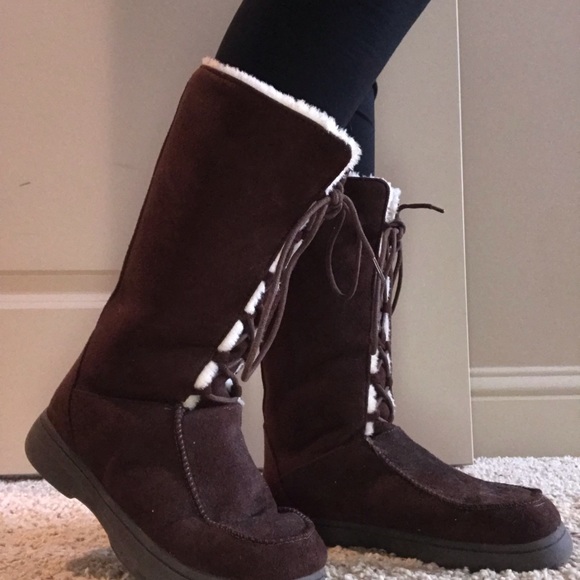 Fur lined boots - Picture 2 of 7